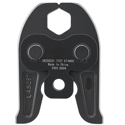 28mm V-Type Press Jaw for Stainless Steel Pipe, Carburized