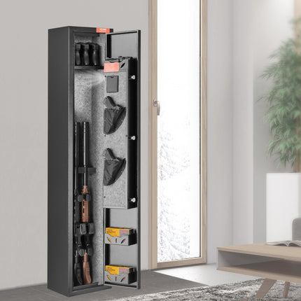 2-Gun Rifle Safe With Digital Keypad, Removable Shelf