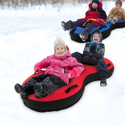 2-Person Inflatable Snow Tube, 80-Inch, 880 lb