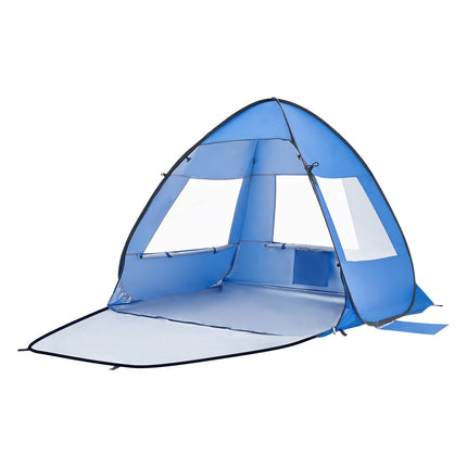 2-Person Pop-Up Beach Tent, UPF 50+ Carry Bag