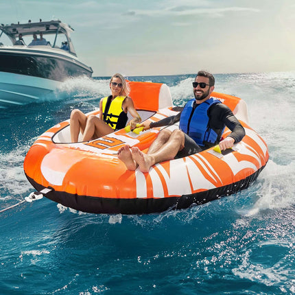 2-Person Towable Tube, 2 Cockpits, 340 lb Capacity