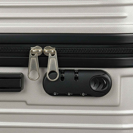 2-Piece Hard-Shell Luggage Set with 360 Wheels