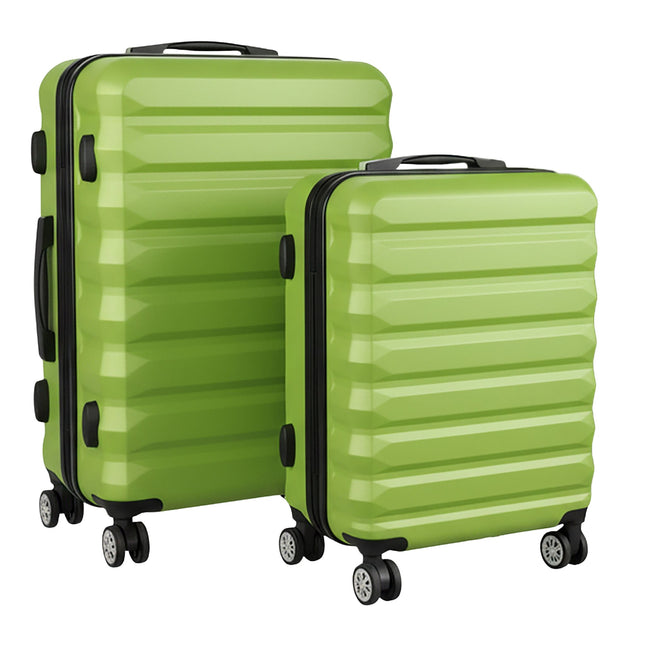 2-Piece Hard-Shell Luggage Set with Wheels