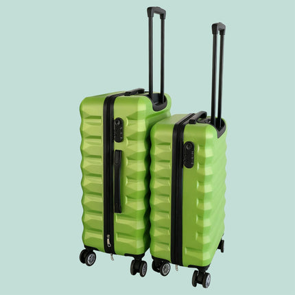 2-Piece Hard-Shell Luggage Set with Wheels