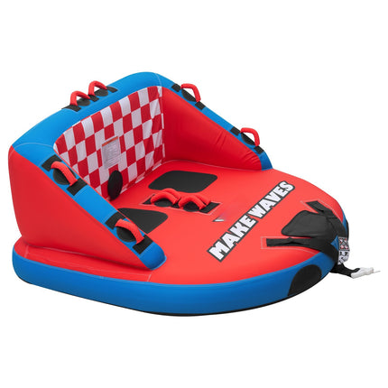 2-Rider Towable Tube, 154 kg, Nylon Cover, Dual Tow Points