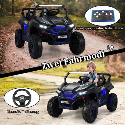 2-Seater Kids Electric Car with Remote, Music, Lights