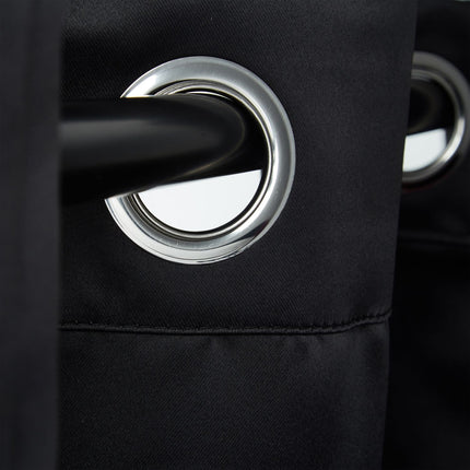 2 blackout curtains with eyelets