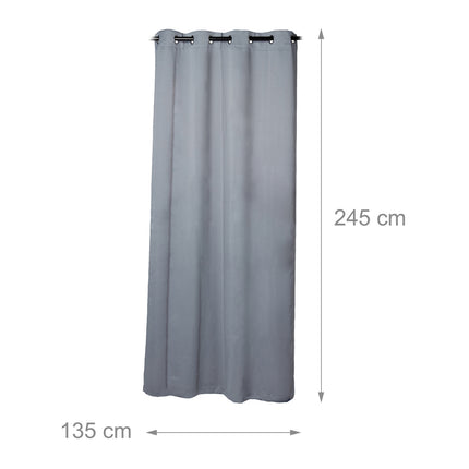 2 blackout curtains with eyelets