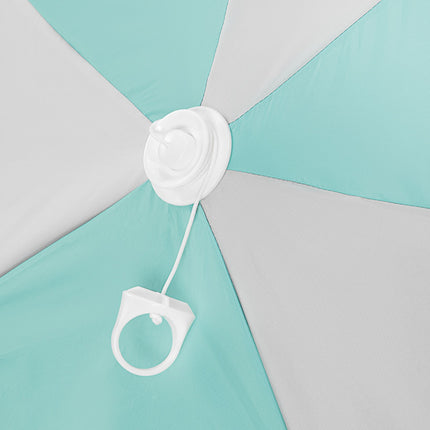2-in-1 Beach Umbrella – Windbreak, UV, 180 cm Floor
