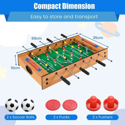 2-in-1 Foosball And Air Hockey Table, 69 cm