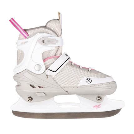 2-in-1 Grey-Pink Inline & Ice Skates, Size L (39-43)