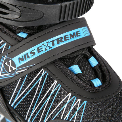 2-in-1 Inline & Ice Skates, Black/Blue, Sizes 31-34