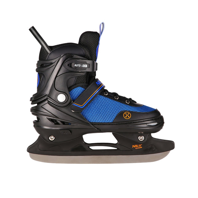 2-in-1 inline- en ijsschaatsen, zwart-oranje, maat M (34-38)