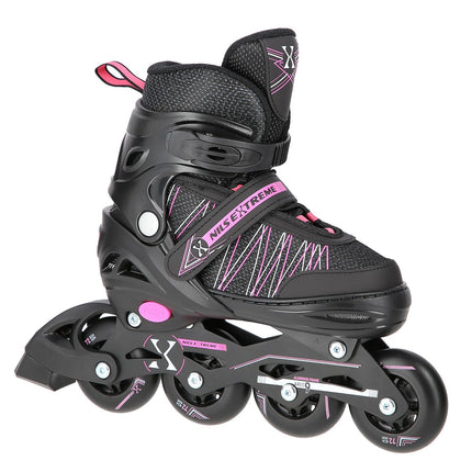 2-in-1 Inline & Ice Skates, Black/Pink, Size L (39-42)