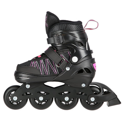 2-in-1 Inline & Ice Skates, Black/Pink, Size S (31-34)