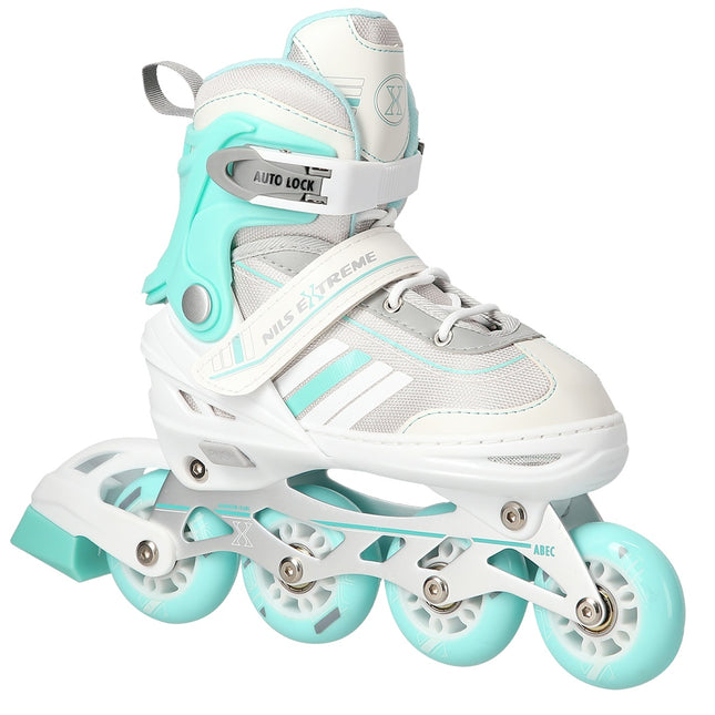 2-in-1 Inline & Ice Skates, White/Blue, Size L (39-43)