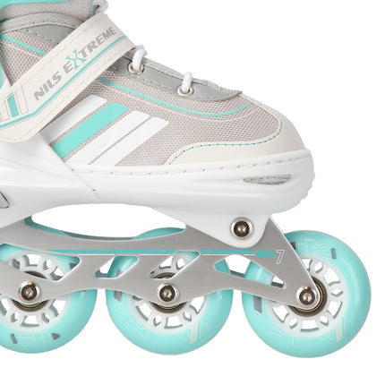 2-in-1 Inline & Ice Skates, White/Blue, Size L (39-43)