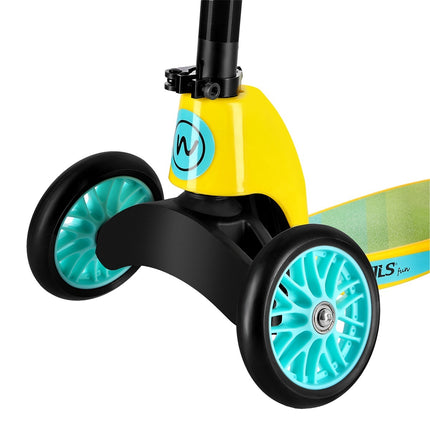 2-in-1 Lime Scooter for Kids and Teens