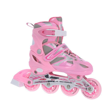 2-in-1 Pink Inline & Ice Skates, Size L (39-42)