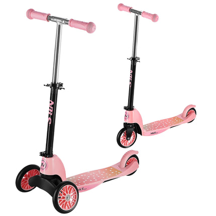 2-in-1 Pink Scooter for Kids