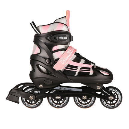 2-in-1 Pink-White Inline & Ice Skates, Size L (39-42)