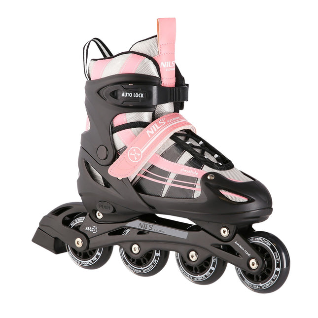 2-in-1 Pink-White Inline & Ice Skates, Size M (35-38)