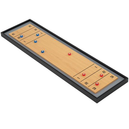 2-in-1 Shuffleboard & Curling Table Game, 114 cm, Portable