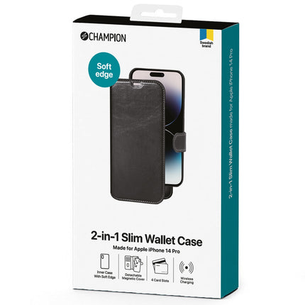 2-in-1 Slim wallet iPhone 14 Pro