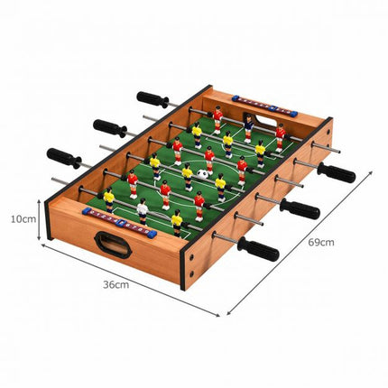 2-in-1 Tabletop Foosball and Air Hockey Game Table