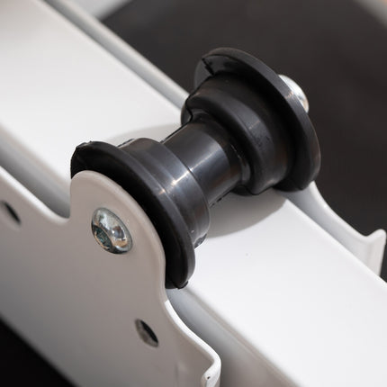 Adjustable ab bench, LCD screen, steel, 100 kg capacity