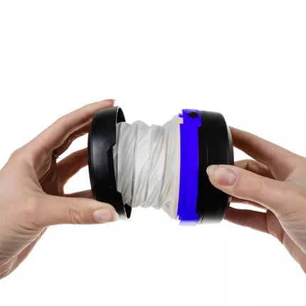 2in1 foldable tourist lamp - blue