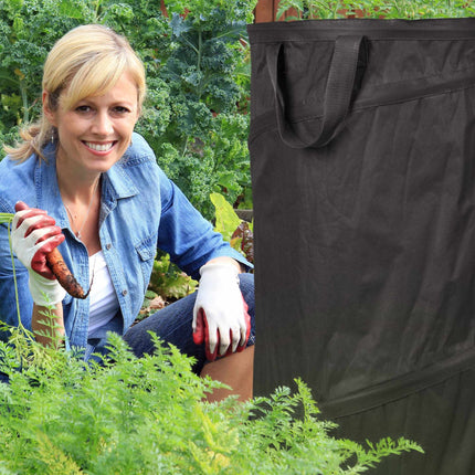 2 pcs. garden bags 120-liter black