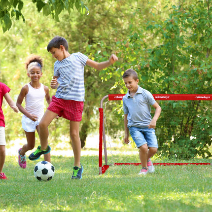 2 pcs. soccer goal in red