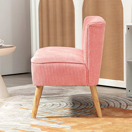 Pink 2-seater upholstered sofa - compact and cozy design