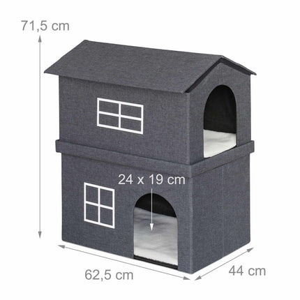 2 storey cat house for indoors