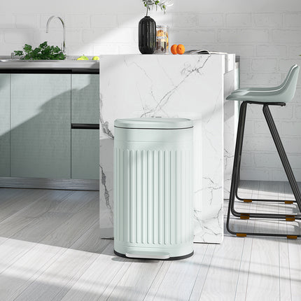 30L Metal Pedal Bin, Soft-Close, Removable Inner Bucket