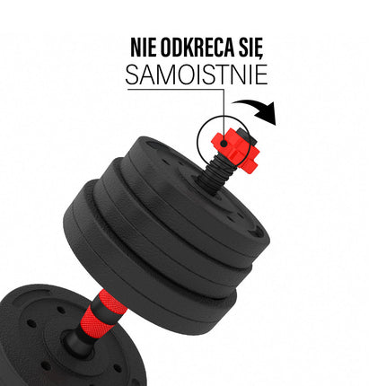 30 kg Adjustable Barbell and Dumbbell Set