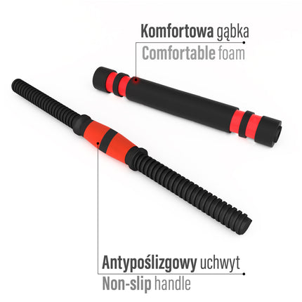 30kg Adjustable Dumbbell Weight Set, 6-in-1