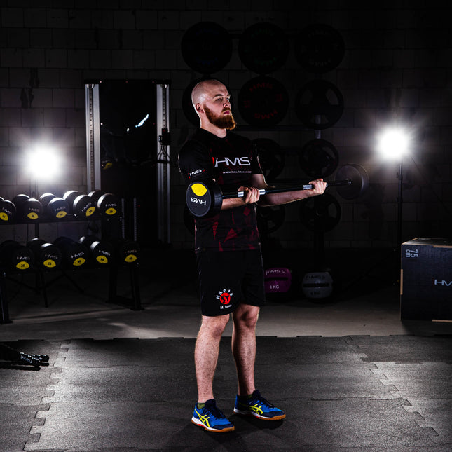 30 kg rubberen halterstang voor krachttraining