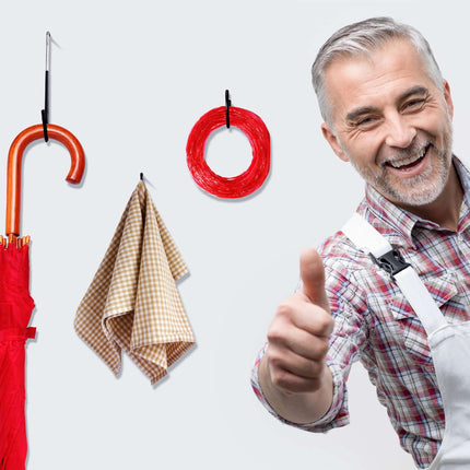 30-piece set of wall hooks