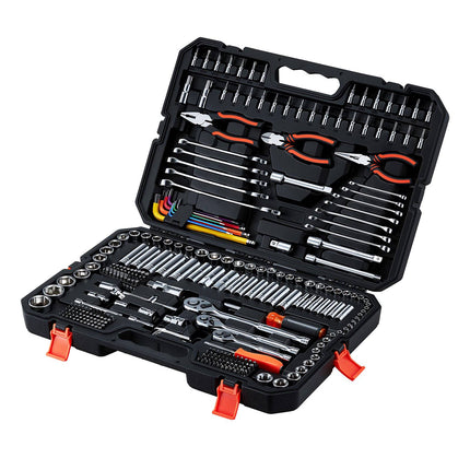 314-Piece Mechanics Tool Set, Metric Sockets, Case