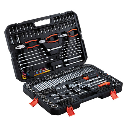 314-Piece Mechanics Tool Set, Metric Sockets, Case