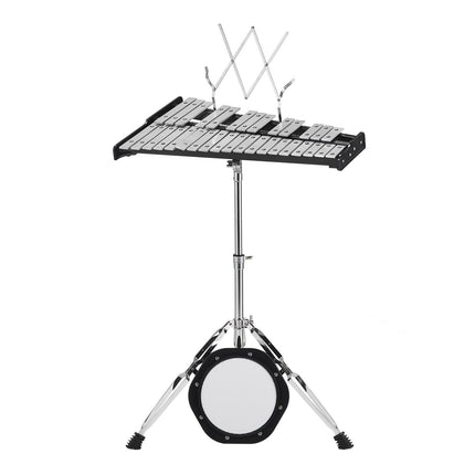 32-Note Glockenspiel Xylophone Kit – Stand, Bag, Mallets