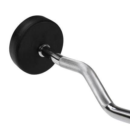 35 kg Rubber Coated Curl Bar