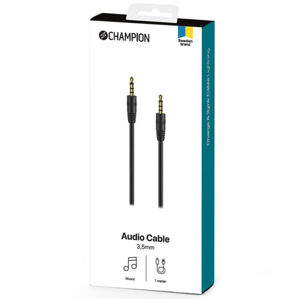 3.5mm Audio cable 1m Black