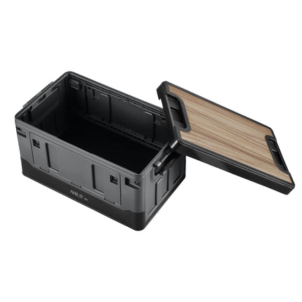 38L Grey Foldable Transport Box with Tabletop