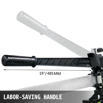 39-Inch Manual Tile Cutter – Laser Guide, Carbide Wheel
