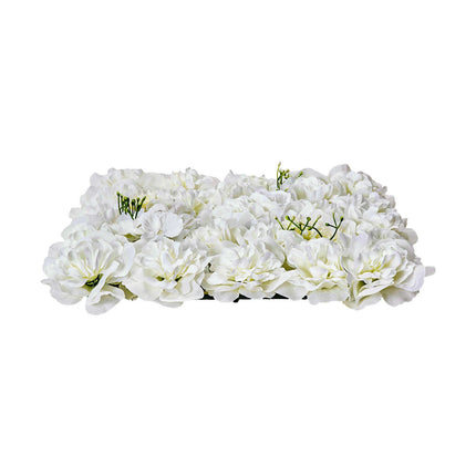 3D Flower Wall Panels, 24-Pack 15 x 15 Inch White