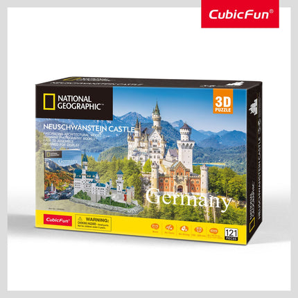 3D Puzzle of Neuschwanstein Castle - Fun and Engaging Activity