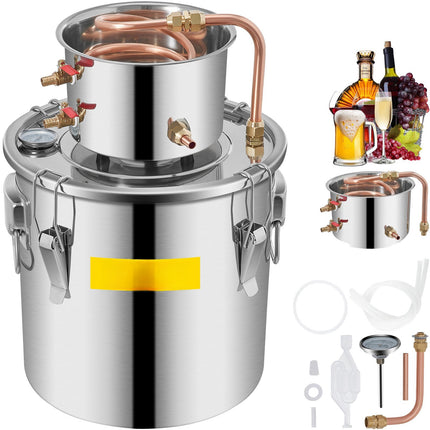 3 Gallon Alcohol Still Kit With Water Pump, Thermometer